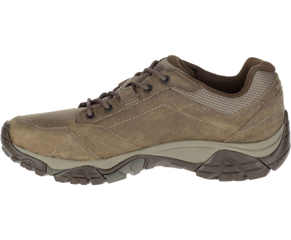 Buty Sportowe Merrell Męskie Oliwkowe - Moab Adventure Lace - 752461-PIX